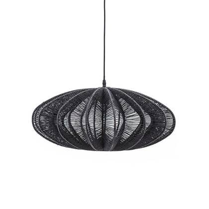 Vtw Living - Sfeervolle Hanglamp - Eetkamer - Slaapkamer - Zwart Geel, Bruin, Oranje