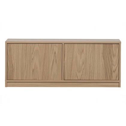 vtwonen Modulair Onderkast Eikenhout Fineer - Dubbel - B 110 cm