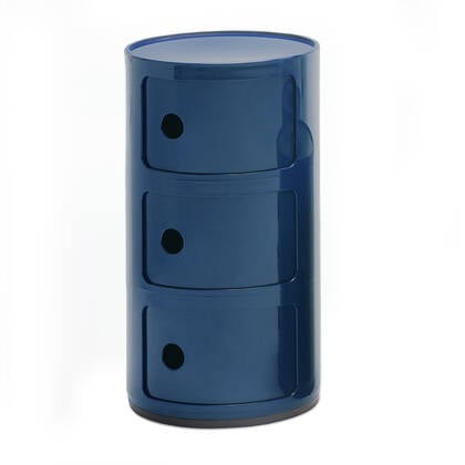 Kartell Componibili Kast - 3 Modules - Blauw