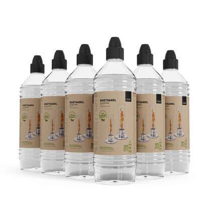 Höfats Spin Sfeerlantaarn Bio-Ethanol 1 Liter Set van 6 Stuks