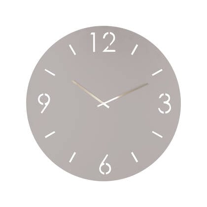 Spinder Design Time Wandklok Ø 60 cm - Silky Taupe