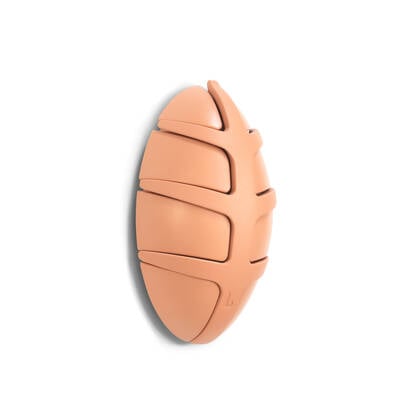 SPINDER DESIGN BUG Wandkapstok - Clay Terra | Clay Terra Oranje