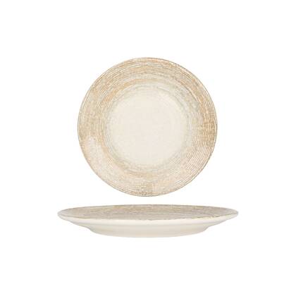 Bonna Gebaksbord - Patera - Porselein - 21 cm - set van 6 Bruin