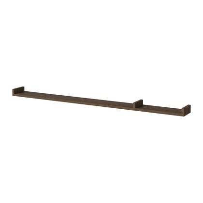 Bolia Display Wandplank B 157 cm - Asymmetrisch Rechts - Donker Geolied Eiken