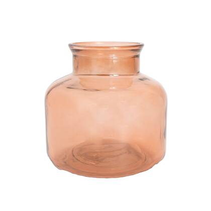 Sissy-Boy Bruine vaas van gerecycled glas garcia