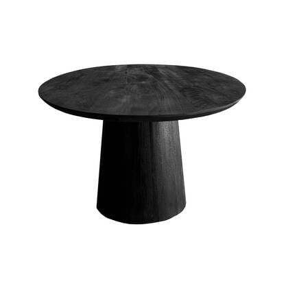 Old Inn - Eetkamertafel Oslo 150cm Zwart