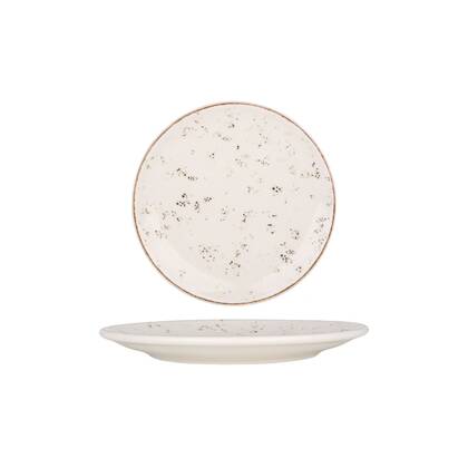 Bonna Gebaksbord - Grain - Porselein - 19 cm - set van 6