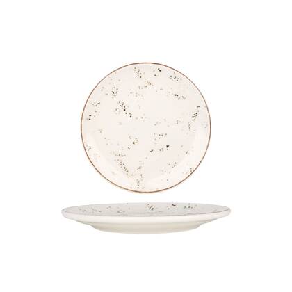 Bonna Gebaksbord - Grain - Porselein - 17 cm - set van 6