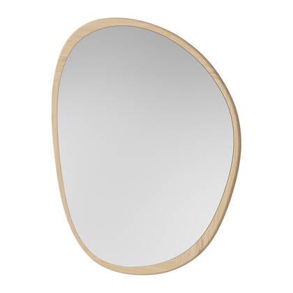 Bolia Elope Spiegel - H 71 x B 88,5 cm - White Pigmented Oiled Oak Beige