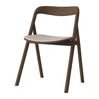 Bolia Fenri Eetkamerstoel - Donker Eiken - Beige