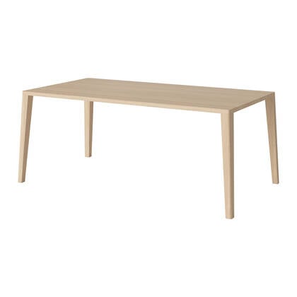 Bolia Graceful Eettafel - B 180 cm - Witgepigmenteerd Geolied Eiken 