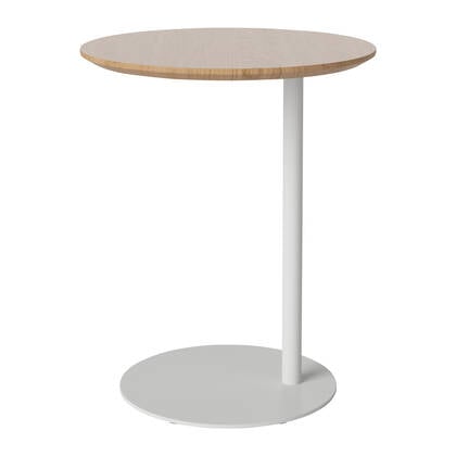 Bolia Pillar Bijzettafel - Geolied Eiken - Grijs Staal Bruin