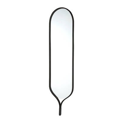 Bolia Racquet Spiegel - Black Stained Oak Zwart
