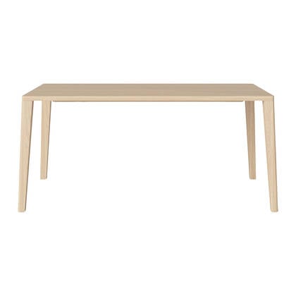 Bolia Graceful Eettafel - B 160 cm - Witgepigmenteerd Geolied Eiken Beige, Bruin