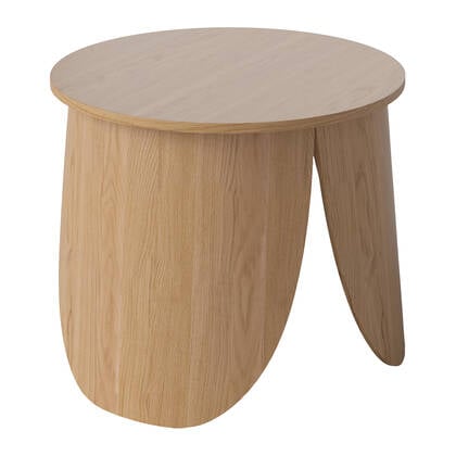 Bolia Peyote Salontafel - H 45 x Ø 56 cm - Gelakt Eiken Bruin