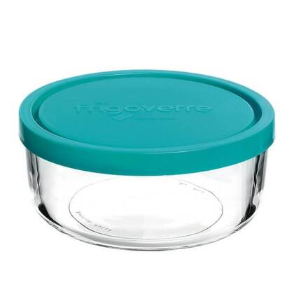 Bormioli Rocco Vershoudbakje Frigoverre - Glas - Blauw - ø 18 cm | 1.59 liter Transparant, Blauw