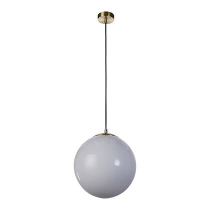 Searchlight Atom II Hanglamp - Ø 24 cm Messing