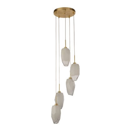 Searchlight Rocky Hanglamp Ø 32 cm - Messing
