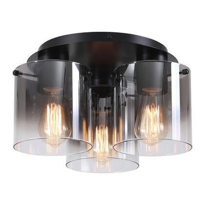 Searchlight Sweden Plafondlamp - Zwart