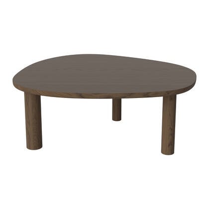 Bolia Latch Salontafel - B 100 x D 80 cm - Donker Geolied Eiken Bruin