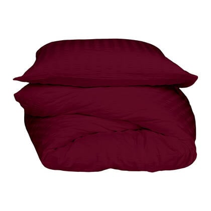 Crisp Sheets Smooth Waffle Dekbedovertrek 240 x 220 cm - Pomme Granate
