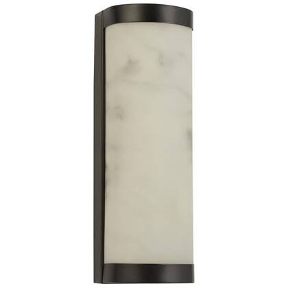 Searchlight Nile Wandlamp - Ø 25 cm Zwart