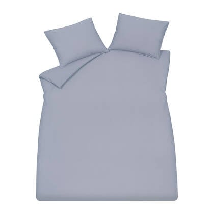 Vandyck Washed Cotton Dekbedovertrek 240x200/220 cm - Lavender Blue Blauw
