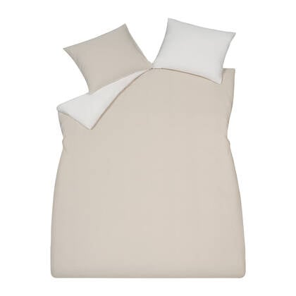 Vandyck Pure Dekbedovertrek 140x200/220 cm - Stone 89 Beige