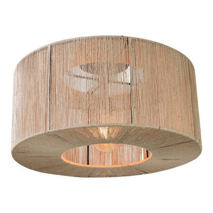 Urban Interiors - Plafondlamp - Drum Jute - Ø45 Bruin