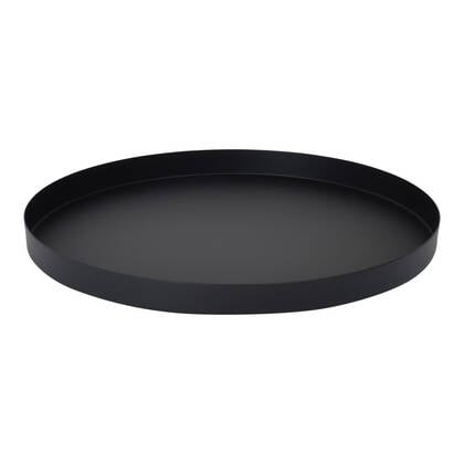 LOFT42 Serva Metalen Dienblad – Zwart – Ø40 cm