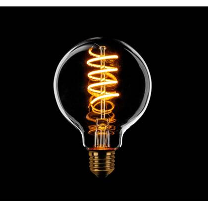 ETH Globe 80mm Filament spiraal LED 4w E27 240v 2200k dimbaar helder