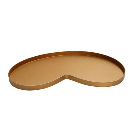 Vase The World Villeta S gold L45 x B24 x H2 cm Goud