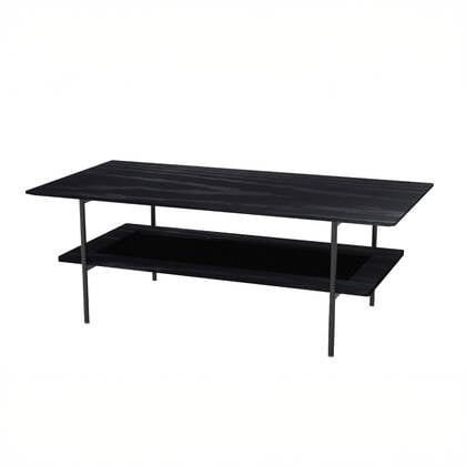 Giga Living - Salontafel Zwart - 110x55x40cm - Pensacola