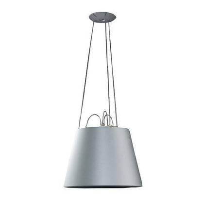 Artemide Tolomeo Mega hanglamp 52cm grijs satijn Zilver