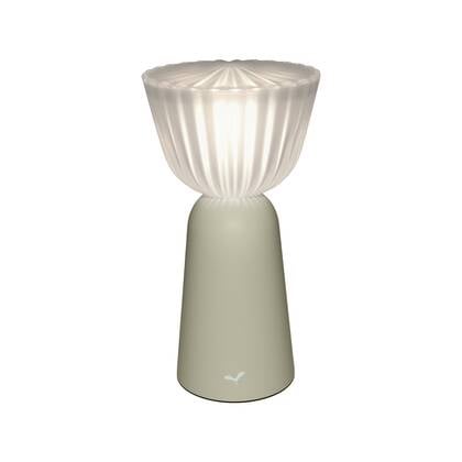 Fermob Swiing - draadloze tafellamp - outdoor - H 20 cm - Gris argile Grijs