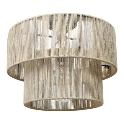 Urban Interiors - Plafondlamp - Diro Jute Small - Ø33 Bruin