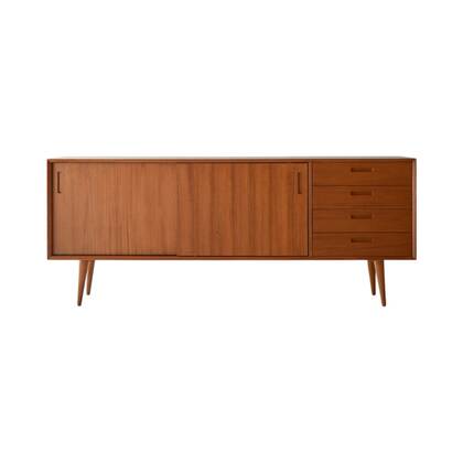 Tikamoon  Magda 50's - Massief mahoniehouten buffet 200 cm