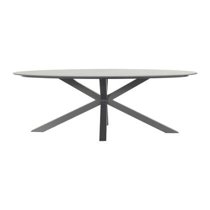 Hartman Xander Tuintafel Ovaal B 220 x D 120 cm - Antraciet