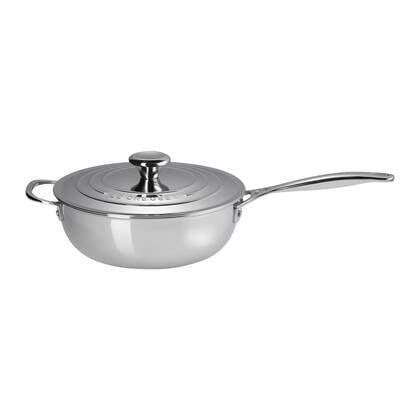 Le Creuset Signature Sauteerpan Ø 24 cm Zilver