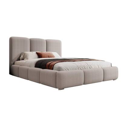 NADUVI Collection Bedframe Briar met opbergvak ribstof 140x200
