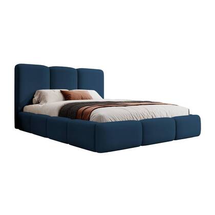 NADUVI Collection Bedframe Briar velvet 140x200 Blauw