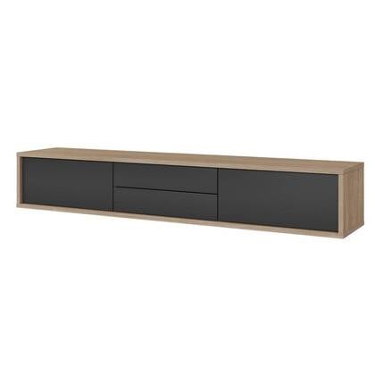 NADUVI Collection TV-meubel York 2 deurs 2 lades Grijs