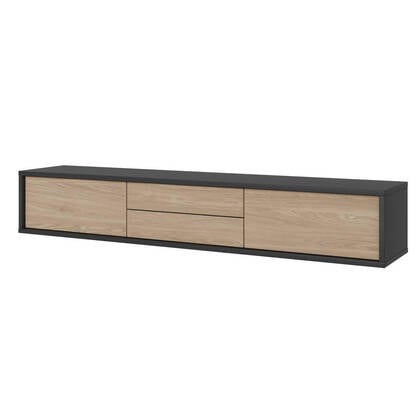 NADUVI Collection TV-meubel York 2 deurs 2 lades Bruin