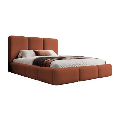 NADUVI Collection Bedframe Briar velvet 160x200 Koper
