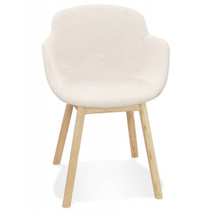 ALTEREGO ROSSINI Stoel met armleuningen - Beige