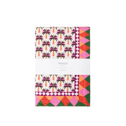 Sissy-Boy Multicolour tafelkleed met palmboom print (140x220 cm) Multicolor