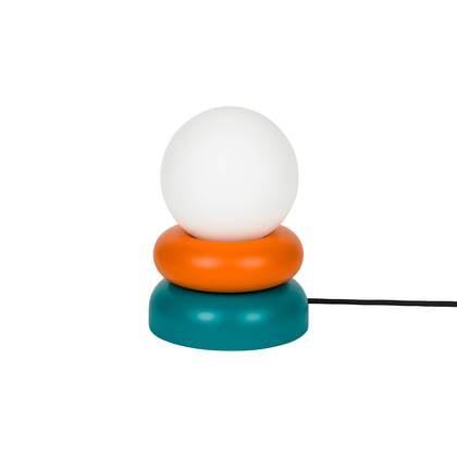 noo.ma OTEM Tafellamp - Orange Peel & Deep Turquoise afbeelding