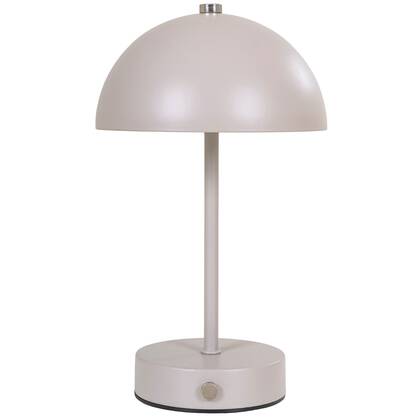 House Nordic Holt Zand LED Tafellamp Oplaadbaar Bruin