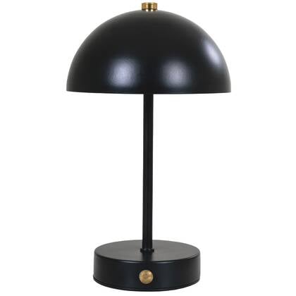 House Nordic Holt Zwart LED Tafellamp Oplaadbaar