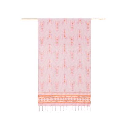 Sissy-Boy Lichtroze hamamdoek met kreeften
